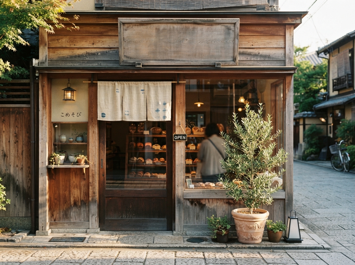 小麦と栗の店構え写真